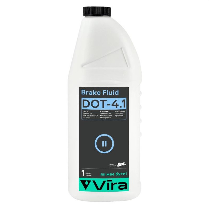 Тормозная жидкость VIRA Brake Fluid DOT-4.1 1 л