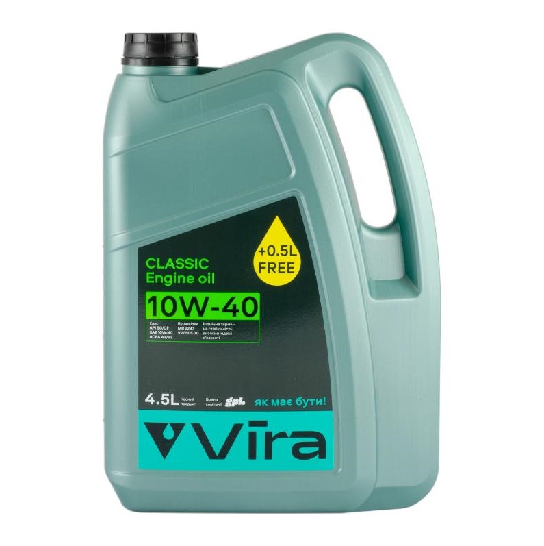 Масло моторное VIRA Classic 10W-40 4,5 л.