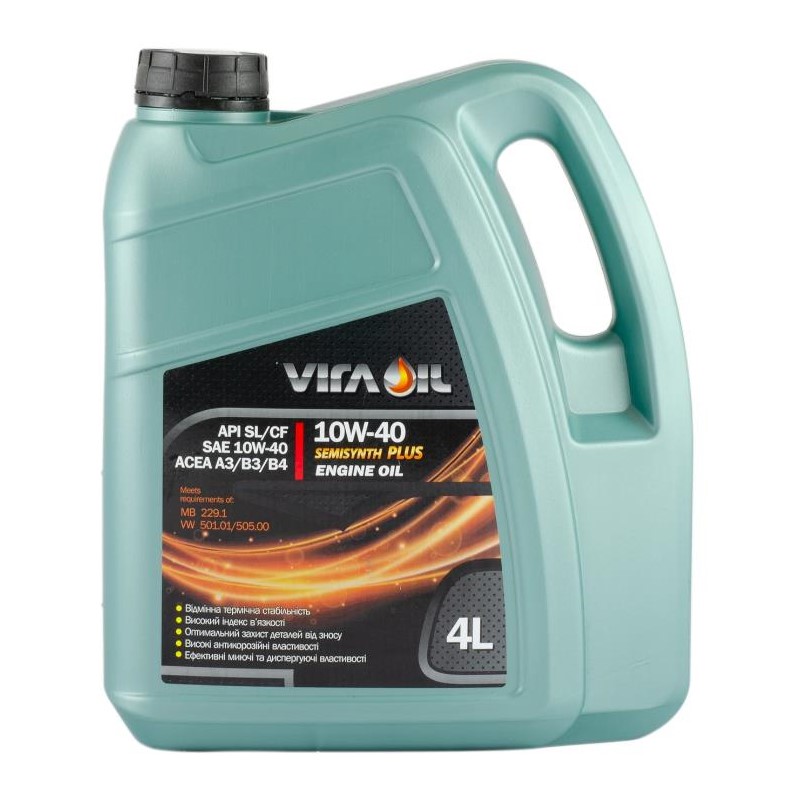 Олива моторна Vira Classic SG/CF A3/B3 10W-40 VW 505.00 MB 229.1 4 л  