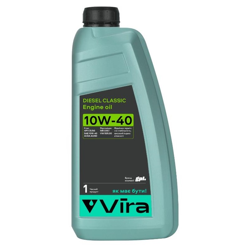 Масло моторное VIRA Diesel Classic 10W-40 1 л