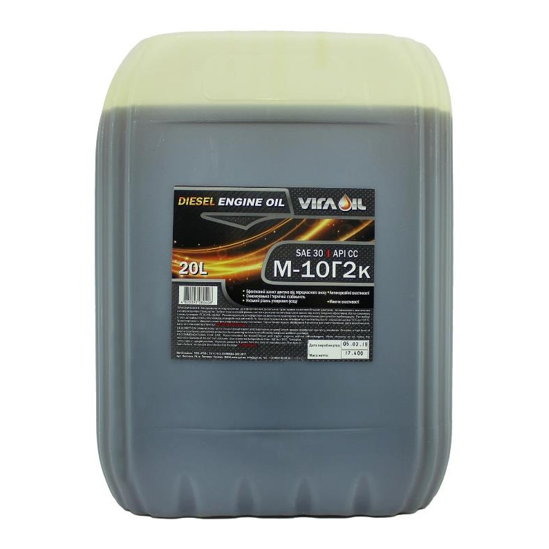 Олива моторна М-10Г2К CC SAE 30 20 л 