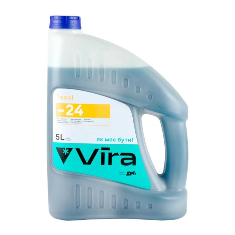 Жидкость охлаждающая VIRA Tosol -24 °C 5 кг