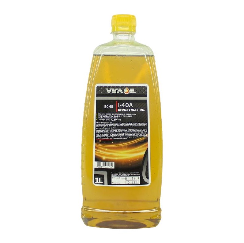 Масло индустриальное Vira И-40А ISO 68 1 л