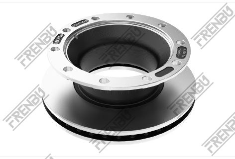 Диск гальмівний BPW d 430x160x10 без ABS (SB4309, SB4345)