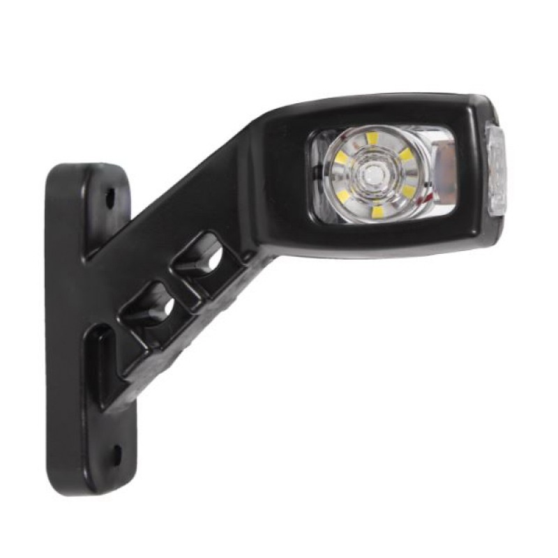 Фонарь габаритный LED рожок 14 см прямой 12-24v