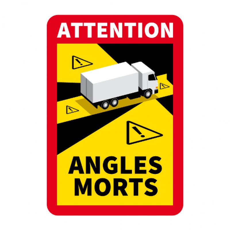 Наліпка сліпа зона "ANGLES MORTS" 170x250 мм