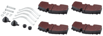 Комплект гальмівних колодок, дискові гальма