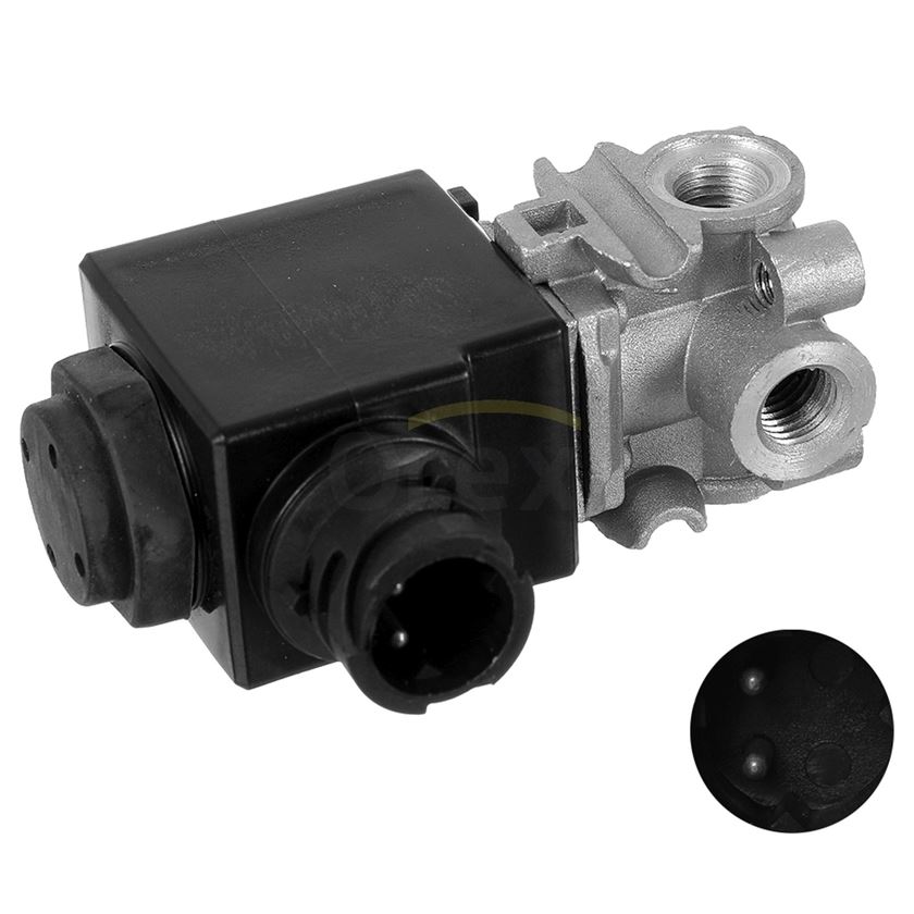 Клапан електромагнітний КПП VOLVO FL/FM7/FM9/FM1FM0/FM12/FH12/FH16/B7/B10/B12 24V