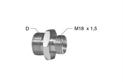 Штуцер подвійний 