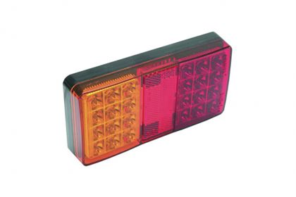 Фонарь задний 80x27