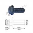 Болт М14*35*2 крепления шкворня Jost