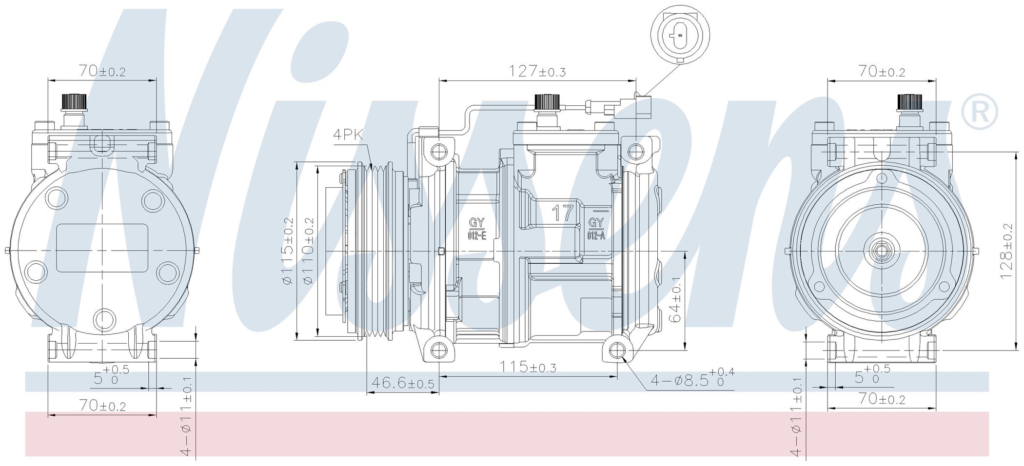 Компрессор кондиционера IVECO DAILY 29L12 (2000) 2.3 