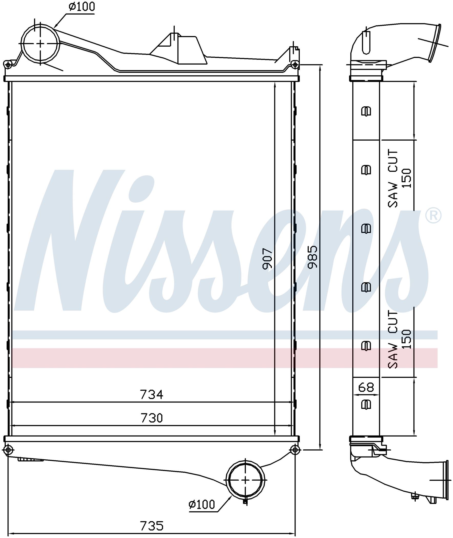 Интеркулер VOLVO FM SERIES (1998) FM 12 340