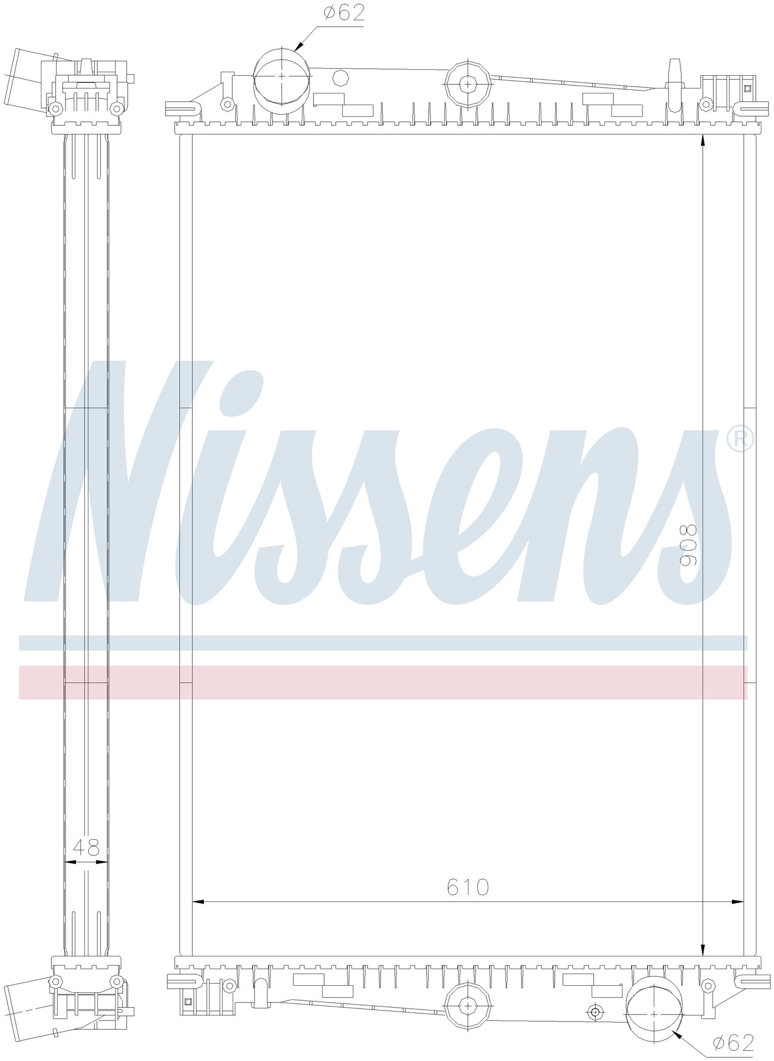 Радиатор DAF CF SERIES (1998) 85CF 430