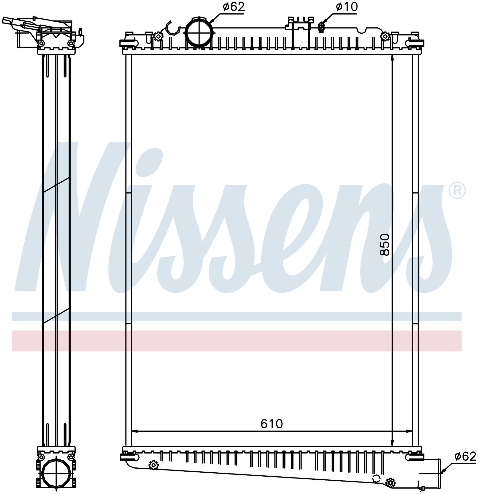 Радиатор DAF CF SERIES (2000) CF 65.180