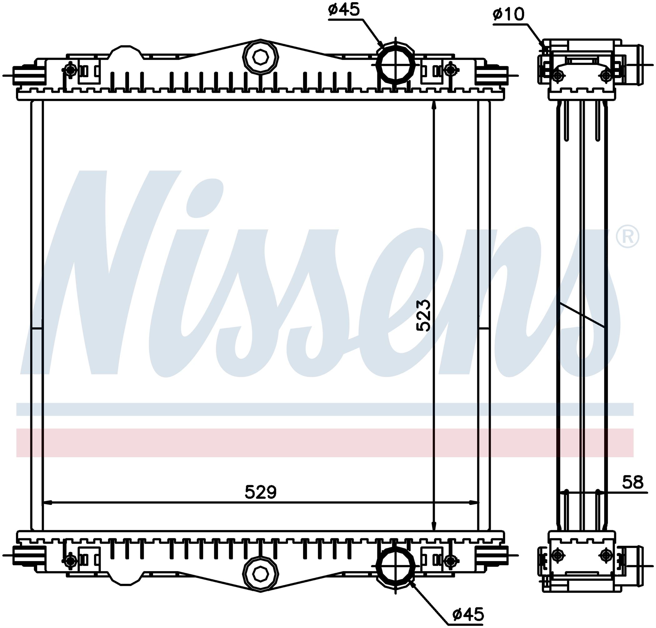 Радиатор DAF LF SERIES (2001) LF 45.130