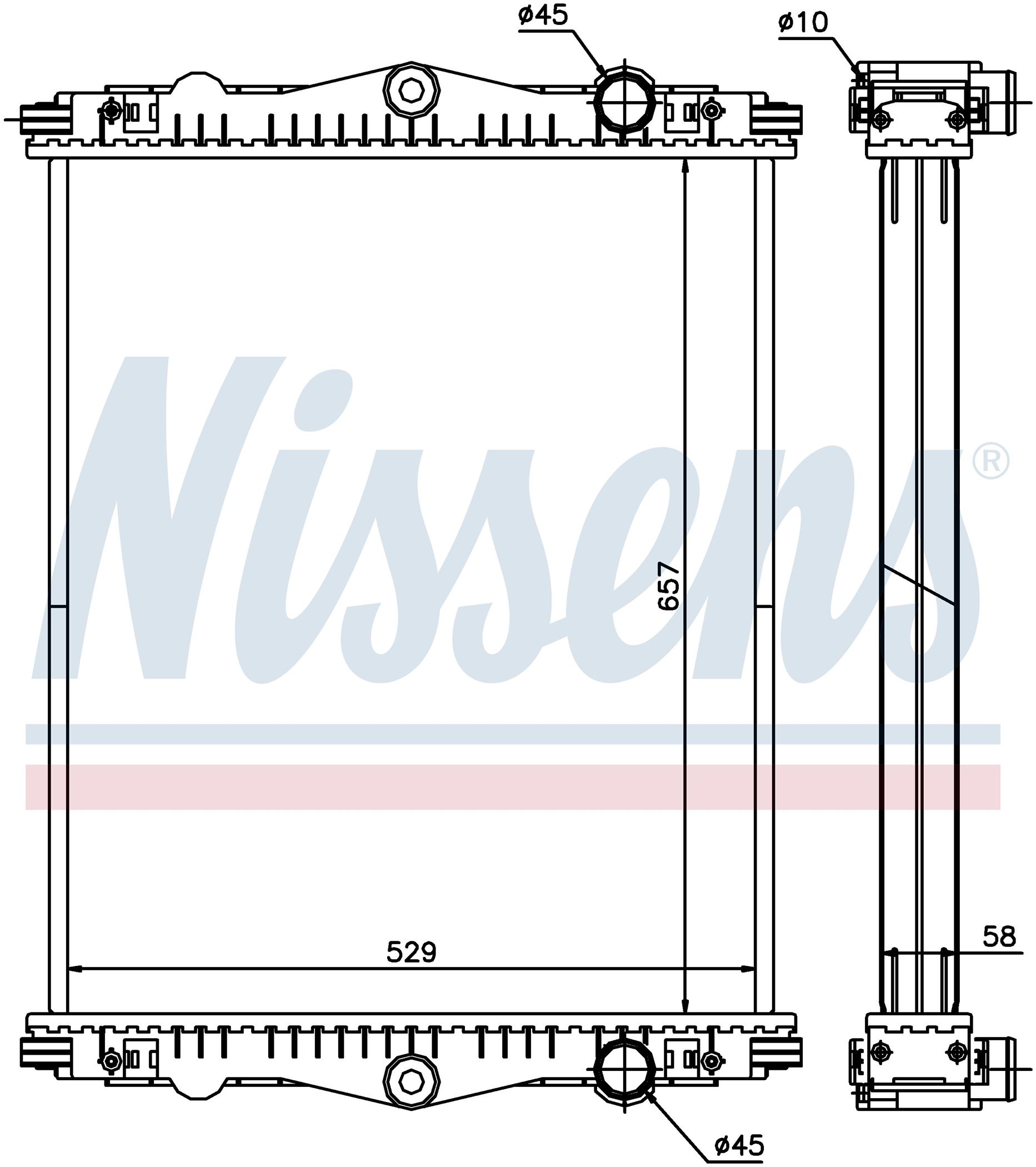 Радиатор DAF LF SERIES (2001) LF 45.180