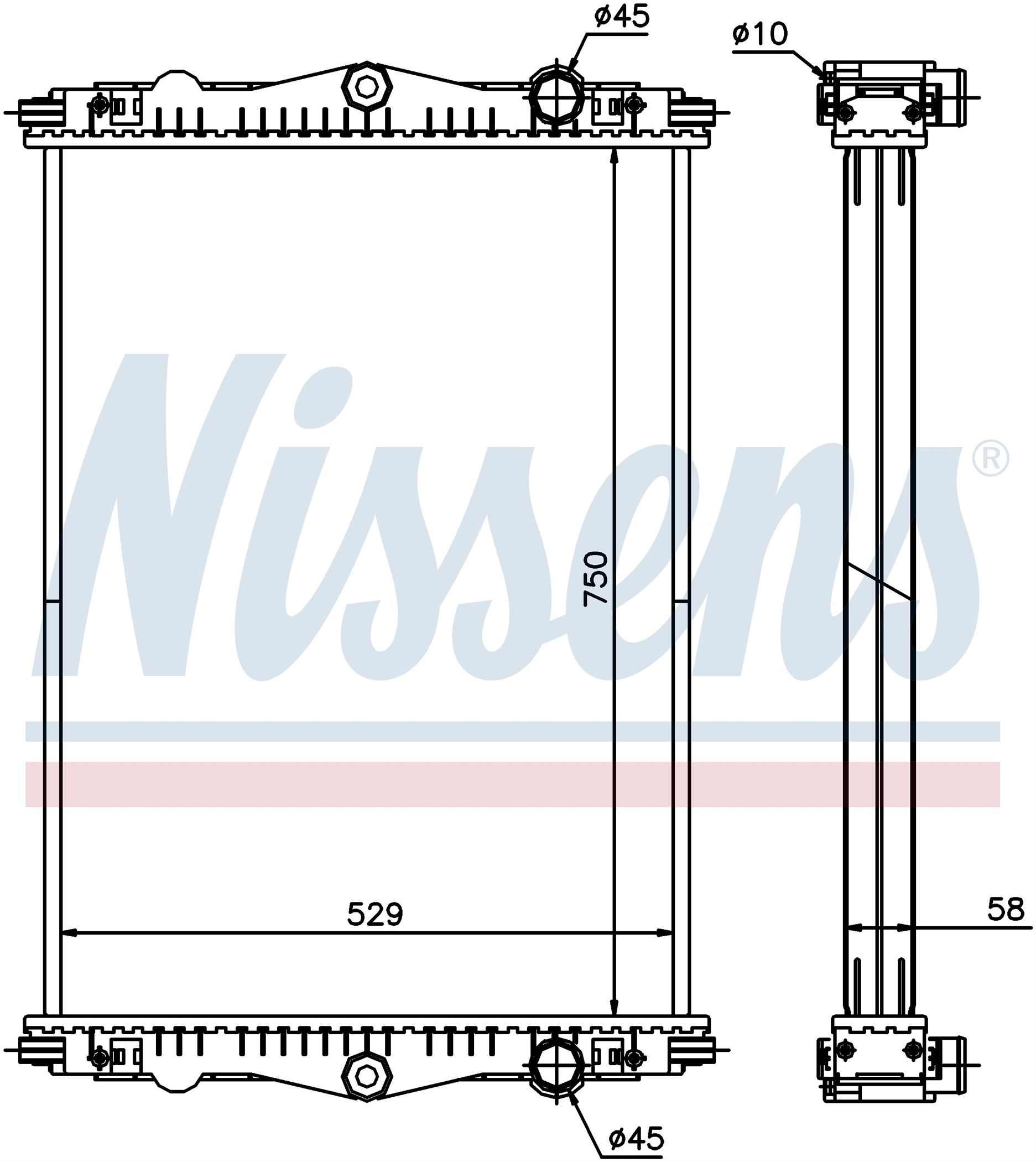 Радиатор DAF LF SERIES (2001) LF 55.250