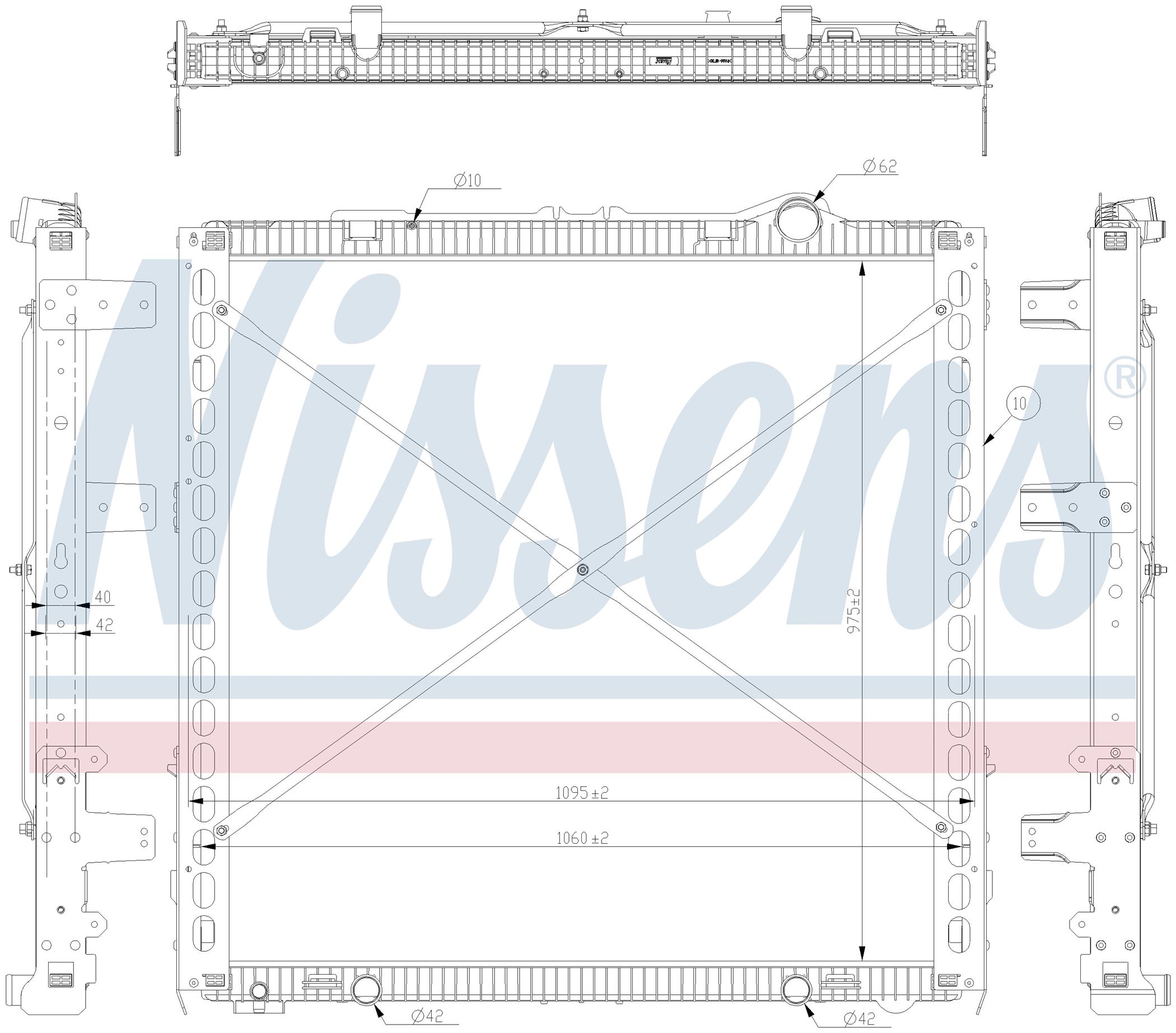 Радиатор DAF XF SERIES (2013) XF 440