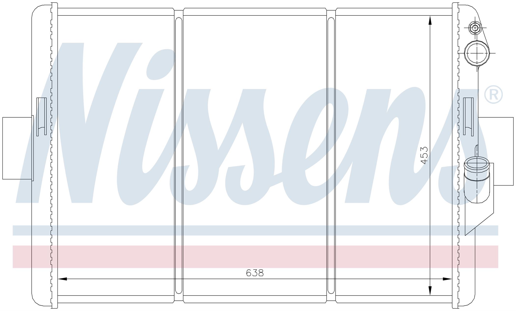 Радиатор IVECO DAILY 30.8 (1989) 2.5 