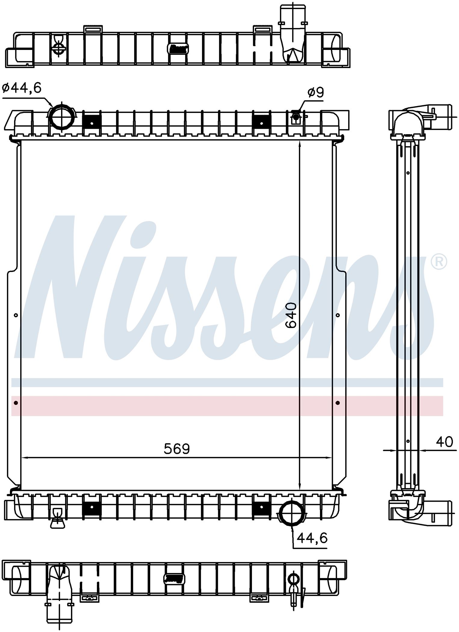 Радиатор IVECO EUROCARGO (2001) EUROCARGO 80E.18