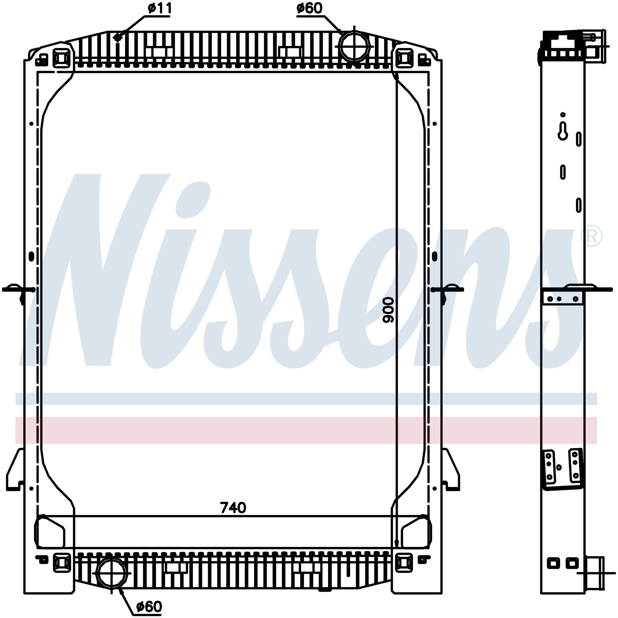 Радиатор IVECO EUROSTAR (1993) EUROSTAR 190E39P