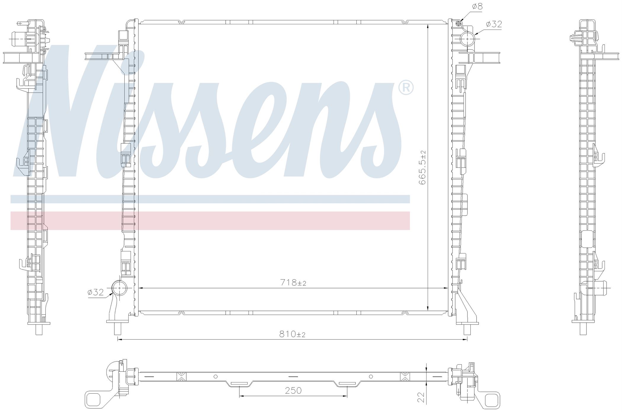 Радиатор MAN TGE 5.180 (2017) 2.0 TDI