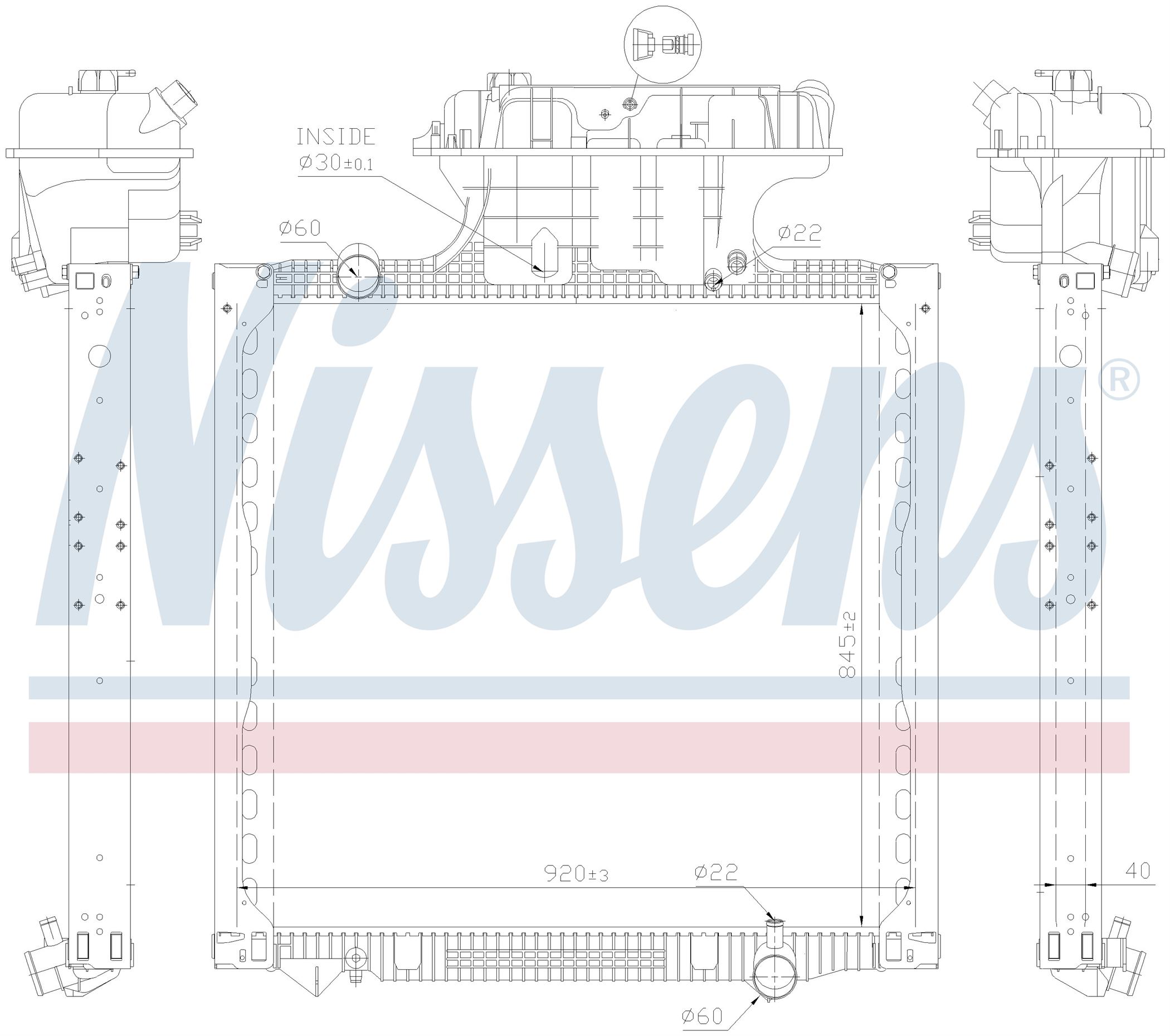 Радиатор MAN TGS-SERIES (2006) TGS 18.320