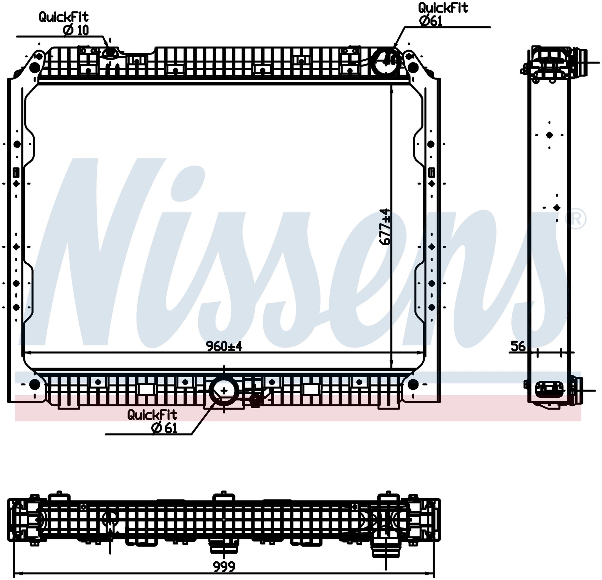Радиатор MB ACTROS-SERIES (2011) ACTROS 1843 L