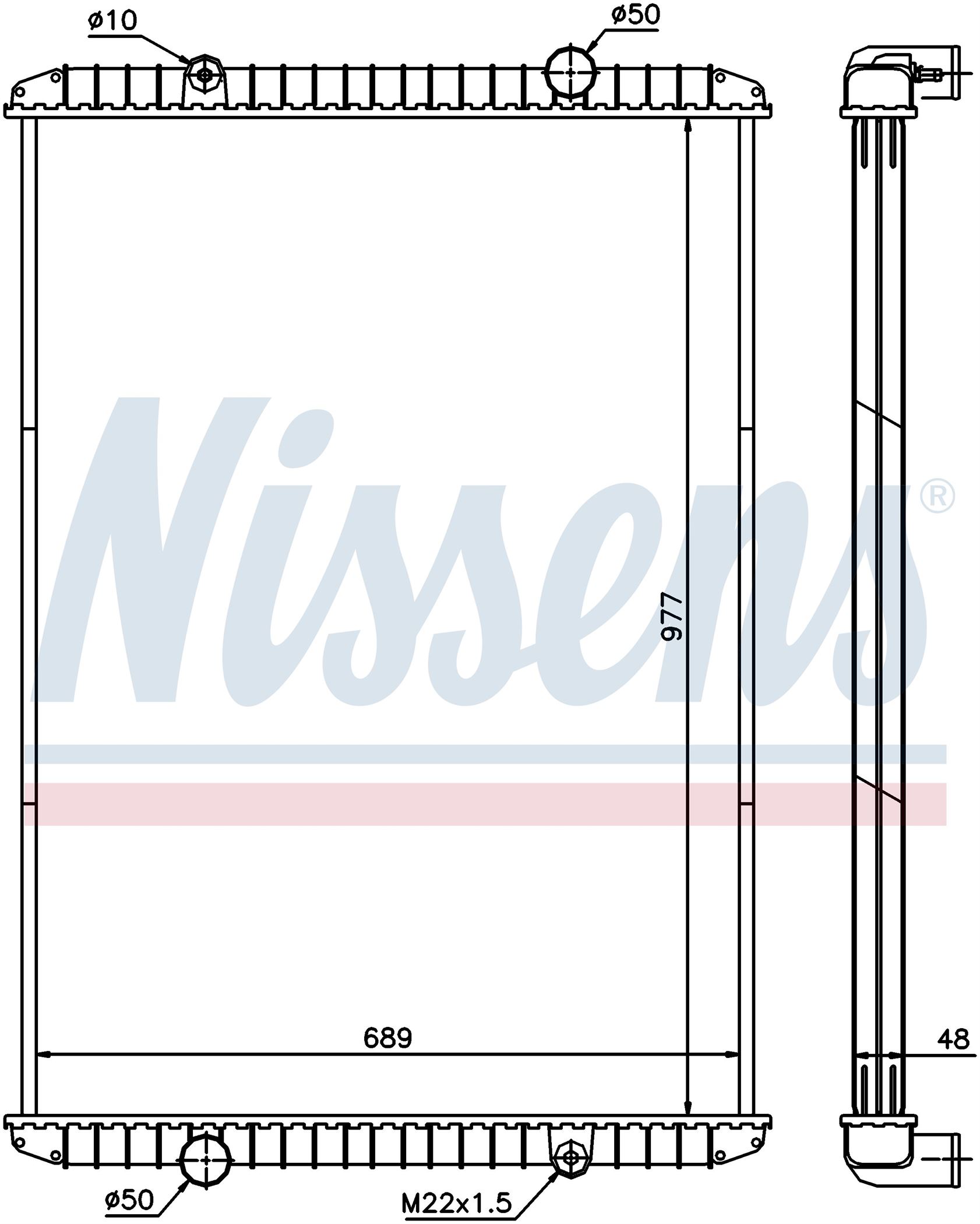 Радиатор RENAULT MAGNUM (1996) MAGNUM 390.18