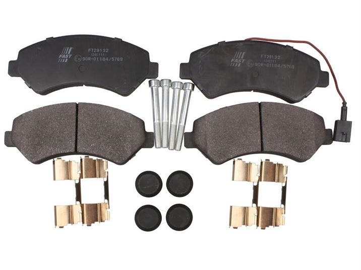 Колодки гальмівні Fiat Ducato 06> перед 1-датчик 20Q Spring 74Mm